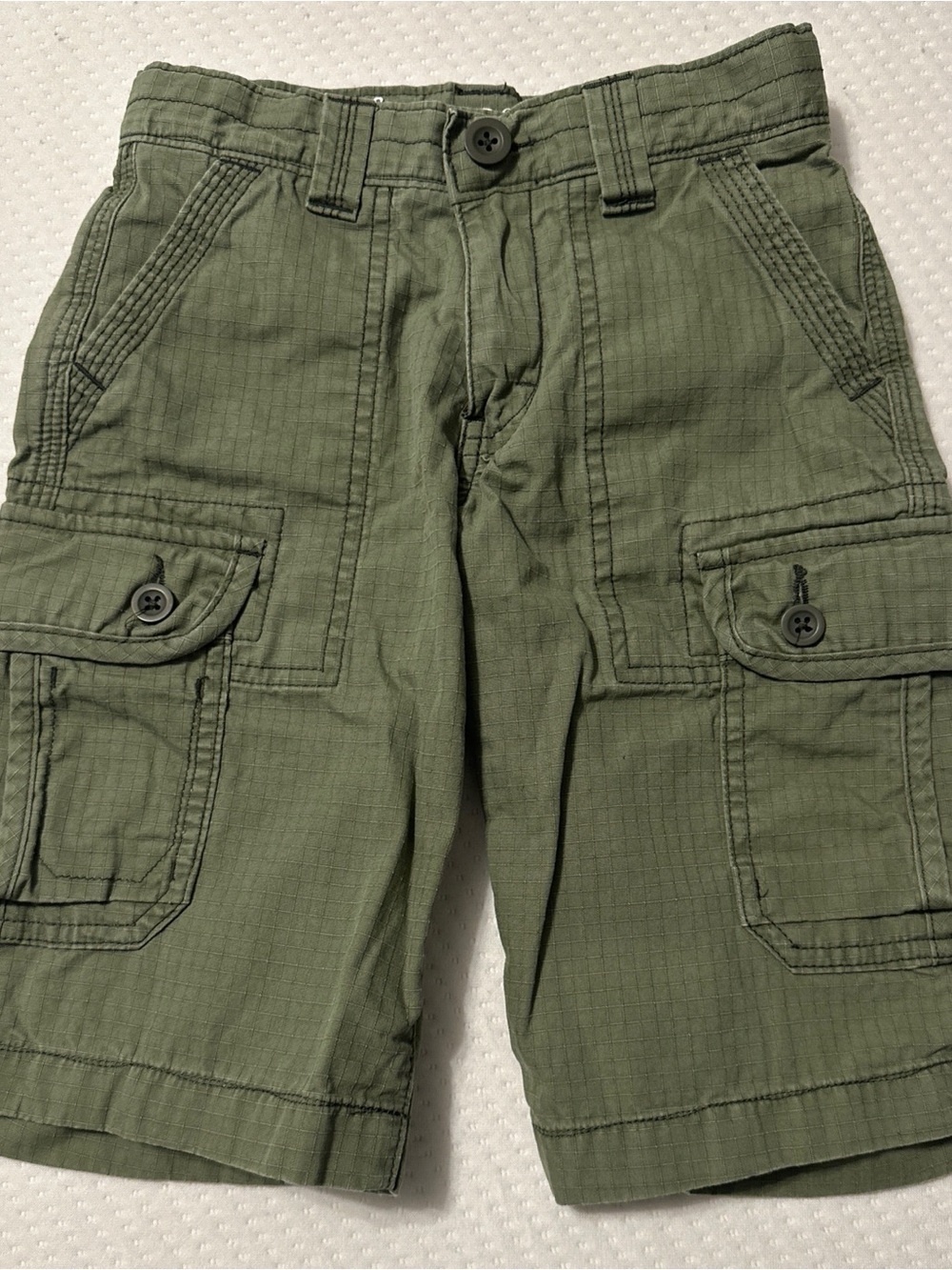 Lands' End Olive Green Cargo Shorts for Kids
